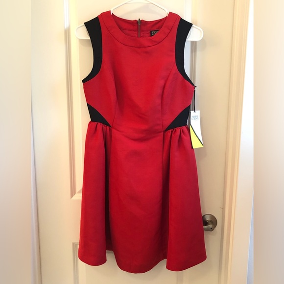 Prabal Gurung Red Dress with Pockets - Picture 1 of 5